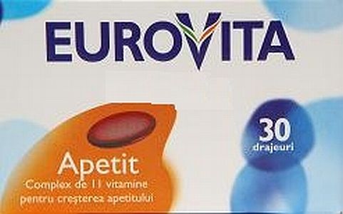 Eurovita appetite, 30 drajeuri
